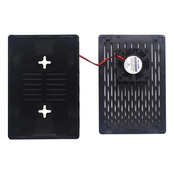 

Easy Install Protective Case Cooling Enclosure Shell Durable Box Replacement Housing Anti Dust Useful ABS For Raspberry Pi 4B