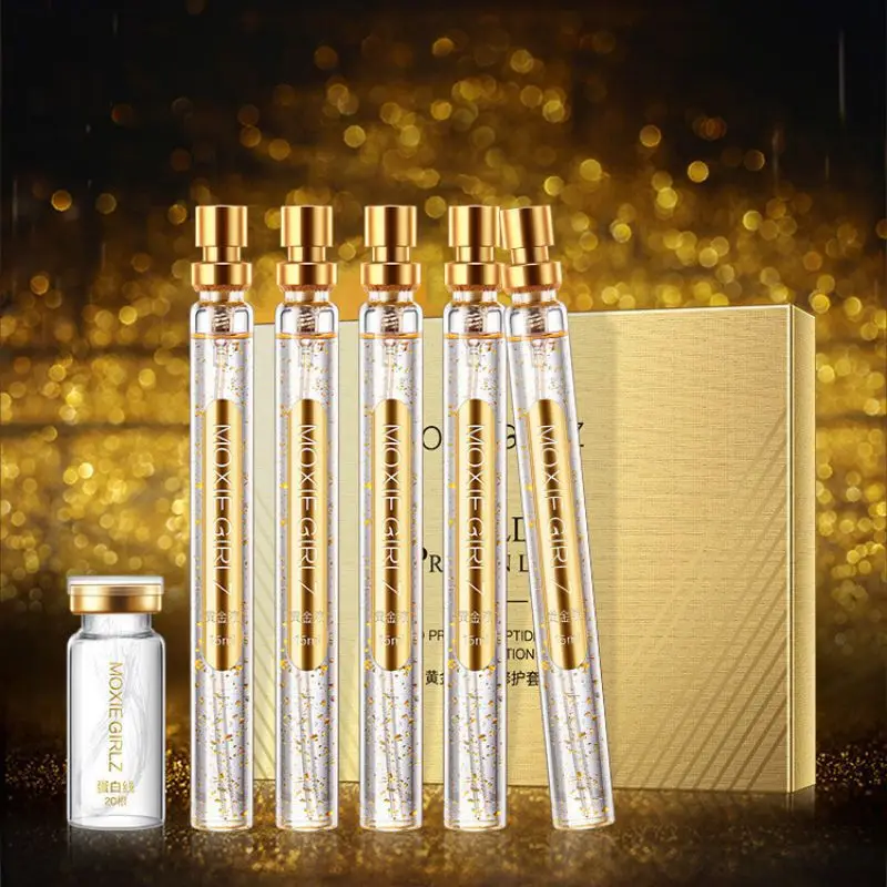 

Gold Protein Peptide Repair Kit Liquid Anti-Wrinkle Anti Aging Hyaluronic Acid Cream Beauty Essential For Face Care