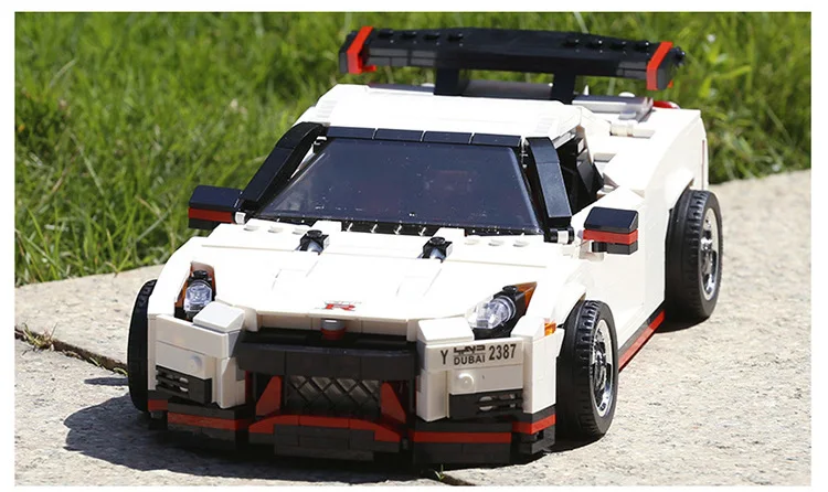 Technics JAPAN GTR Super sports cars moc building block Nissan model assembly bricks collection toys for boys gifts