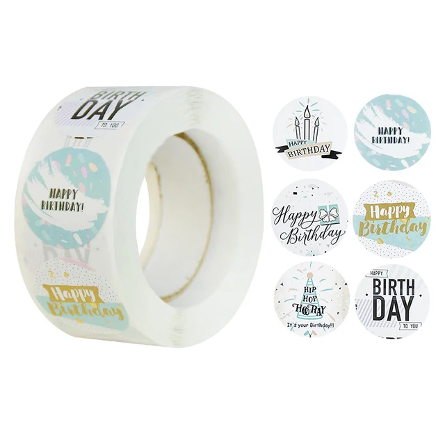 Gift Sealing Stickers 500pcs Thank You Love Design Diary Scrapbooking Stickers Festival Birthday Party Gift Decorations Labels E09