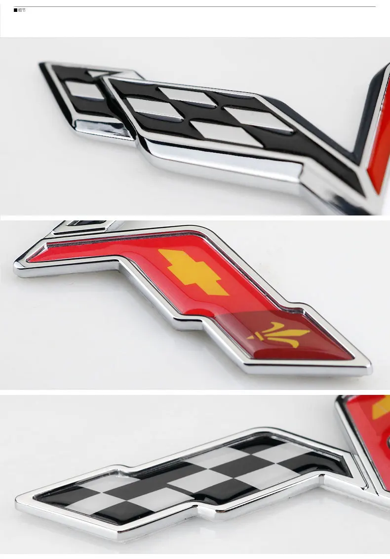 Подходит для Chevrolet Cool Bumper наклейки Cruze Mai Rainbow Camaro модифицированные Corvette автомобильные наклейки-логотипы