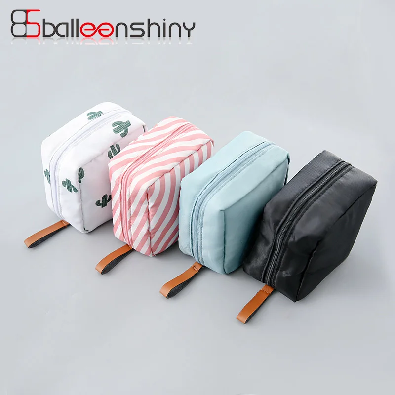 Sanitary Napkins Cosmetic Bag Storage Bag Korea Cute Simple Japanese Sanitary Zipper Mini Bag Coin