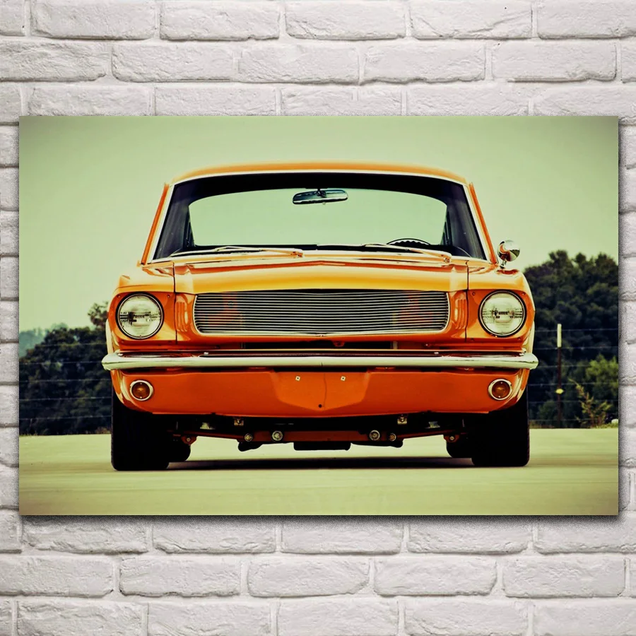 Классические ретро-постеры mustang 1967 для тюнинга спортивных автомобилей домашний