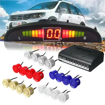 

5 Color Car Auto Parktronic LED Parking Sensor with 8 Sensors Reverse Backup Car Parking Radar Monitor Detector System Display