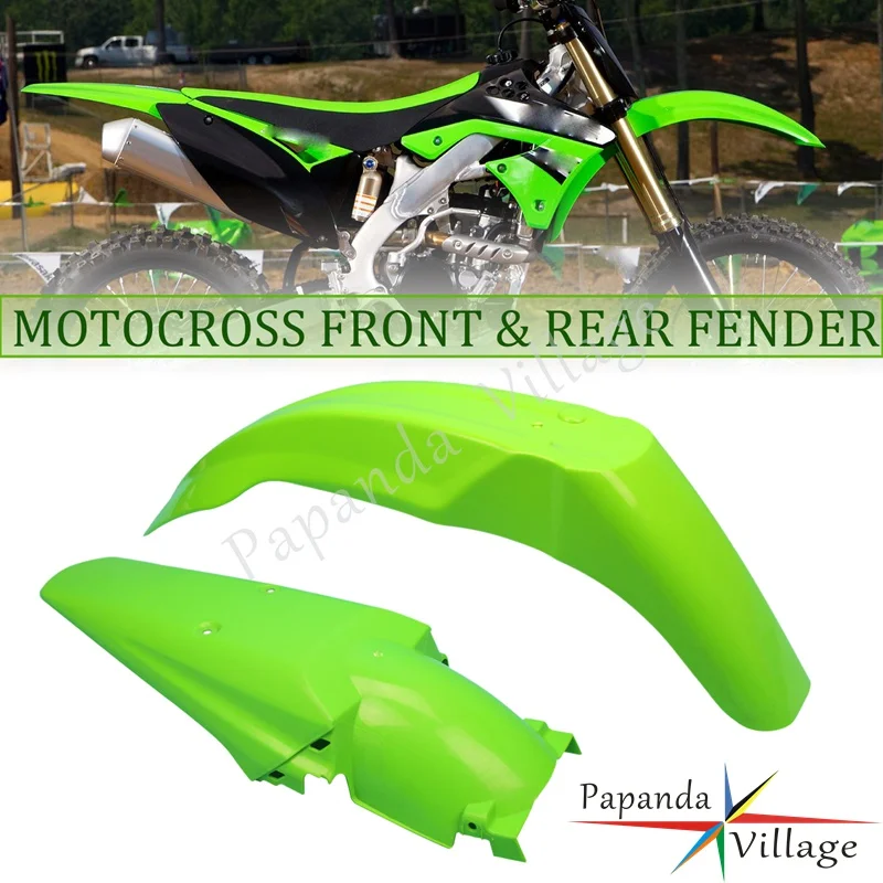 Переднее и заднее крыло для Kawasaki KXF450 KLX250 KX250 KX450F KX250F KLX KX | Автомобили мотоциклы