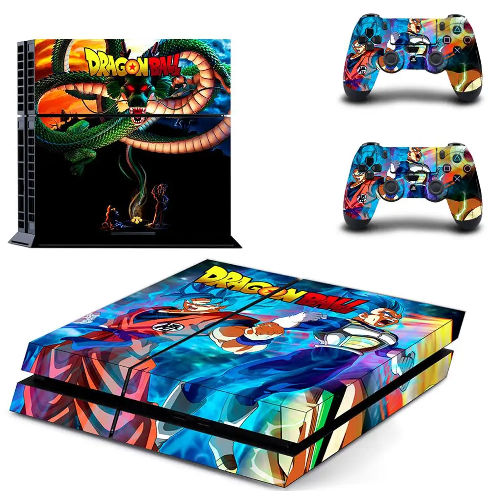 QPTM0056 Dragon Ball полное покрытие PS4 наклейка s Play station 4 Кожа Наклейка для playstation 4 PS4 консоль и контроллер Скины Виниловые - Цвет: QPTM0056