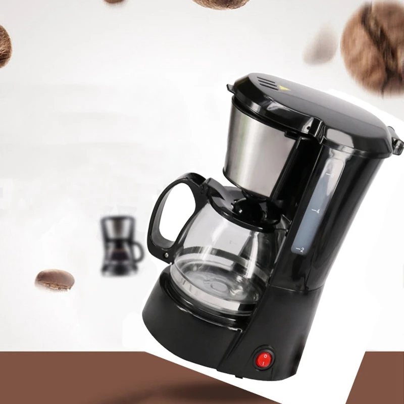 650 мл электрическая автоматическая капельная Кофеварка кофе-машина для домашнего использования кофейник мини американская капельная кофемашина для приготовления чая