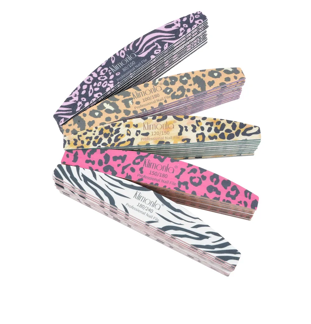 Nail File Set - Animal Print - 100/180 Grit