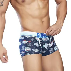 KWAN. Z мужские трусы боксеры мужские cueca masculina с низкой посадкой Ropa Interior Hombre удобные мужские боксеры с принтом bielizna