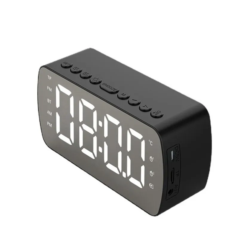 HiFi Speaker LED Mirror Screen Alarm Clocks Mobile