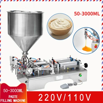 

50-3000ML Electric Pneumatic Paste Filling Machine Bee Toothpaste Sauce Skin Care Filling Machine