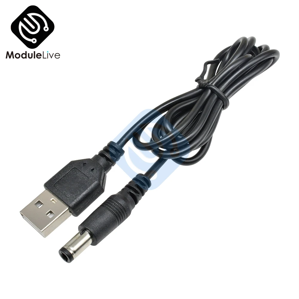 USB 2 0 штекер A DC 5 мм x 1 разъем постоянного тока шнур питания кабеля * 80