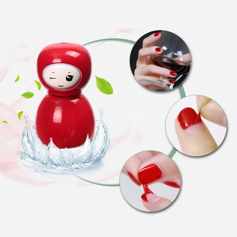 BK нетоксичный детский пилинг для ногтей набор 6 мл макияж ногтей эмаль куклы бутылка лак для ногтей на Рождество подарок на день рождения