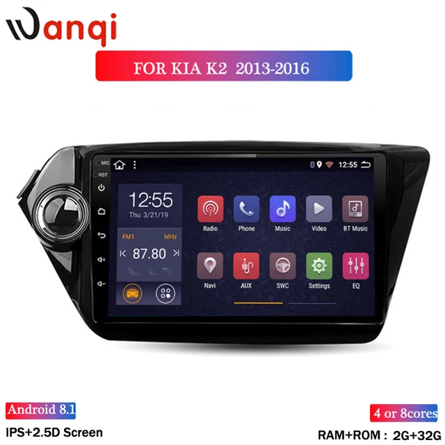 $US $150.45  wan qi 2G RAM 32G ROM 9 inch Track-Mage Auto vehicle car multimedia GPS navigation system for kia k