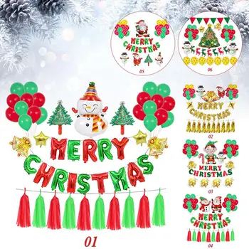

Christmas Balloons Navidad 2021 Decoration Natal for Home Noel Decor Gift 2020 Natale Xmas Party Ballon