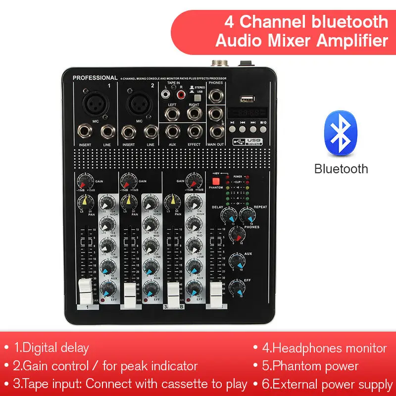 LEORY bluetooth 4 канальный аудио усилитель работающий на основании технологии