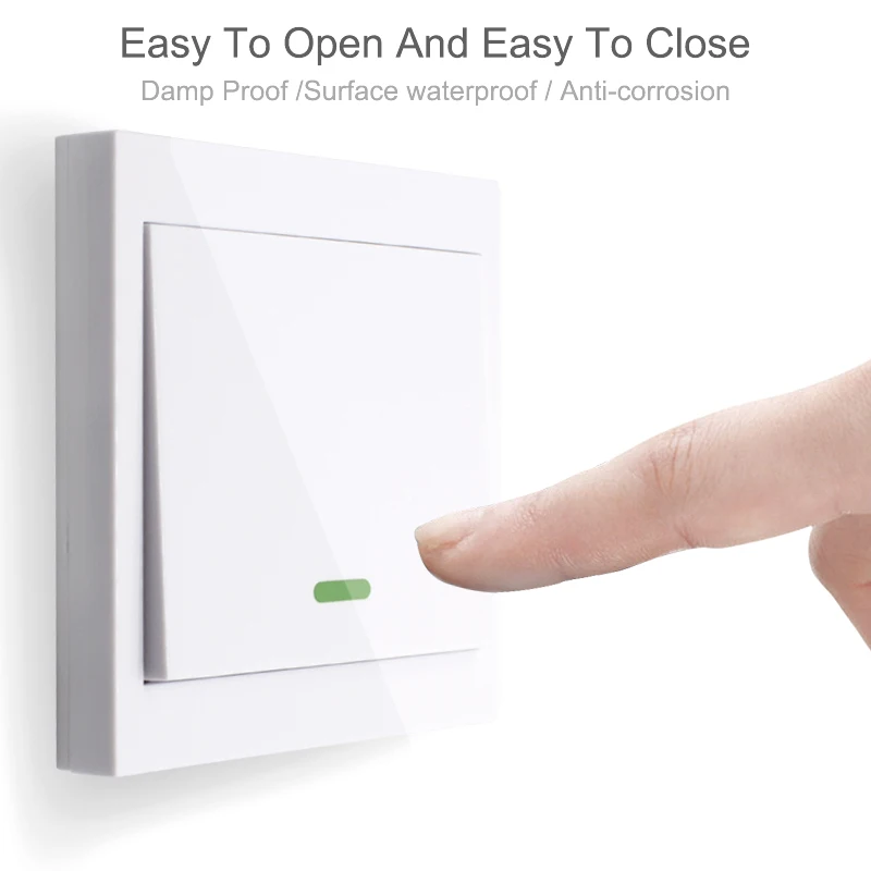 433 Mhz wall switch 86 remote control Transmitter Panel Wireless Corridor Room Home Wall Switch | Электроника
