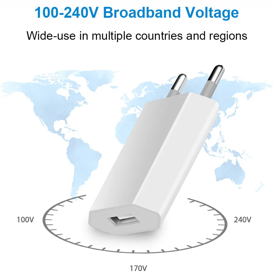 10Pcs Packaging Original 5V 1A Wall Charger USB Charger for iPhone 4 5S Xs Xr 8 7 6s plus 11 12 Fast Charge Travel Power Adapter 65 watt charger mobile