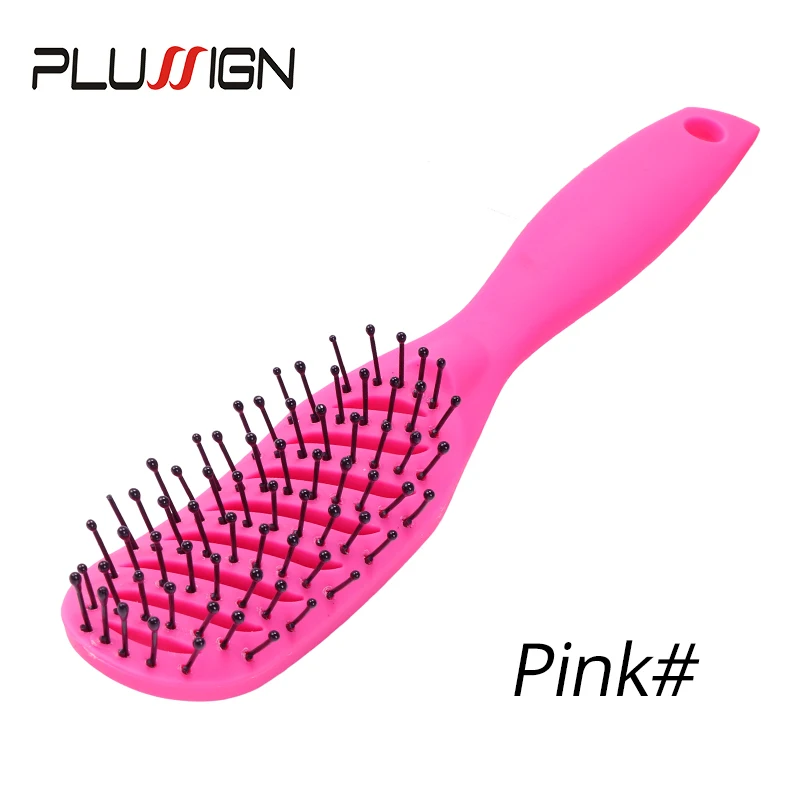 تصفيف فرشاة شعر مجعد صالون مدلك فرشاة تسريح وفك تش...