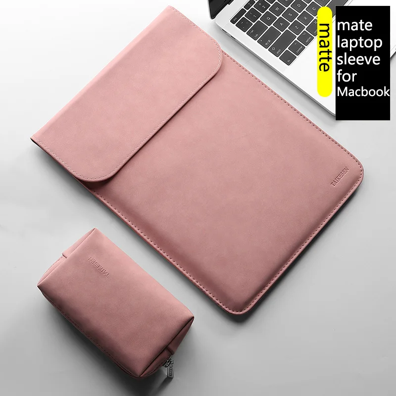 

Matte Laptop Bag 12 13 14 15.6 inch Laptop Sleeve for Macbook Air Pro 13 15 Sleeve Solid Waterproof Laptop Bag Case 13.3 14.1