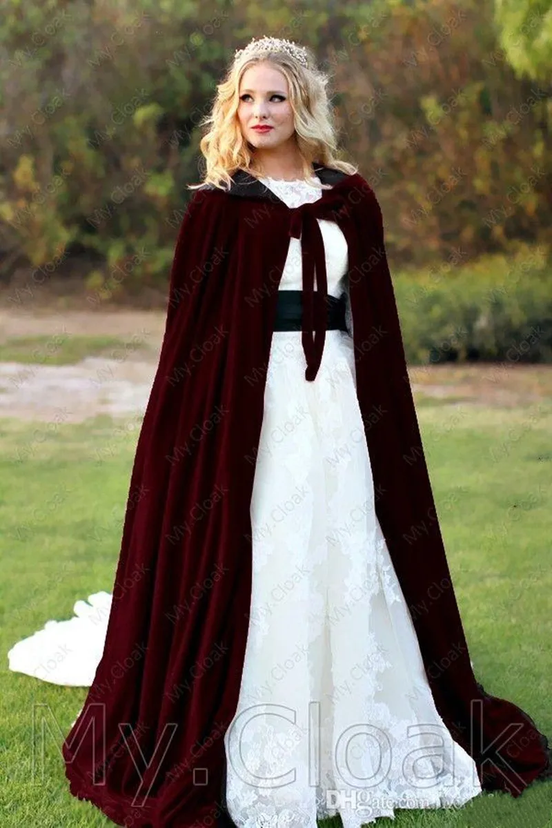 2019-velvet-christmas-hooded-cloak-bridal (3)