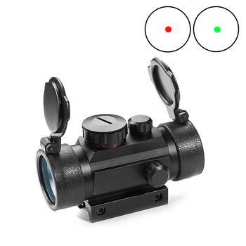 

Tactical 1X40 MM Red Green Dot Sight Scope Optic Collimator Hunting Riflescope With 11/20MM Dovetail For Rifle Outdoor Air Gun