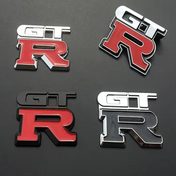 

For Nissan Sylphy Xterra Qashqai J10 Tiida Almera Frontier Altima Juke Note Metal Car Body Sticker GTR Logo Emblem Accessories