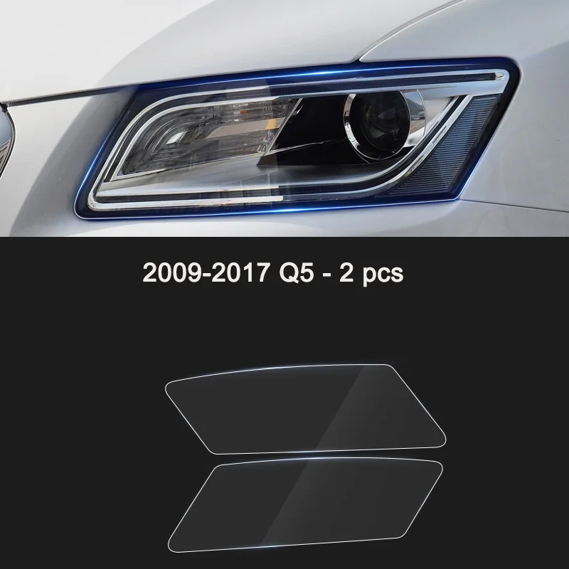 Lsrtw2017 TPU прозрачная защитная пленка для автомобильных фар для Audi A4 A3 A6 Q5 Q3 Q7 Анти-Царапины наклейки аксессуары - Название цвета: product picture 3