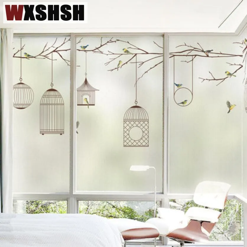 Электростатическая стеклянная пленка Индивидуальный размер УФ узор в китайском