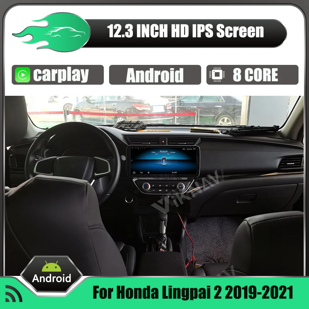 

6G 128G Android radio For Honda Lingpai 2 2019 2020 2021 Car Stereo DVD Player GPS Navigation Multimedia Player Head unit