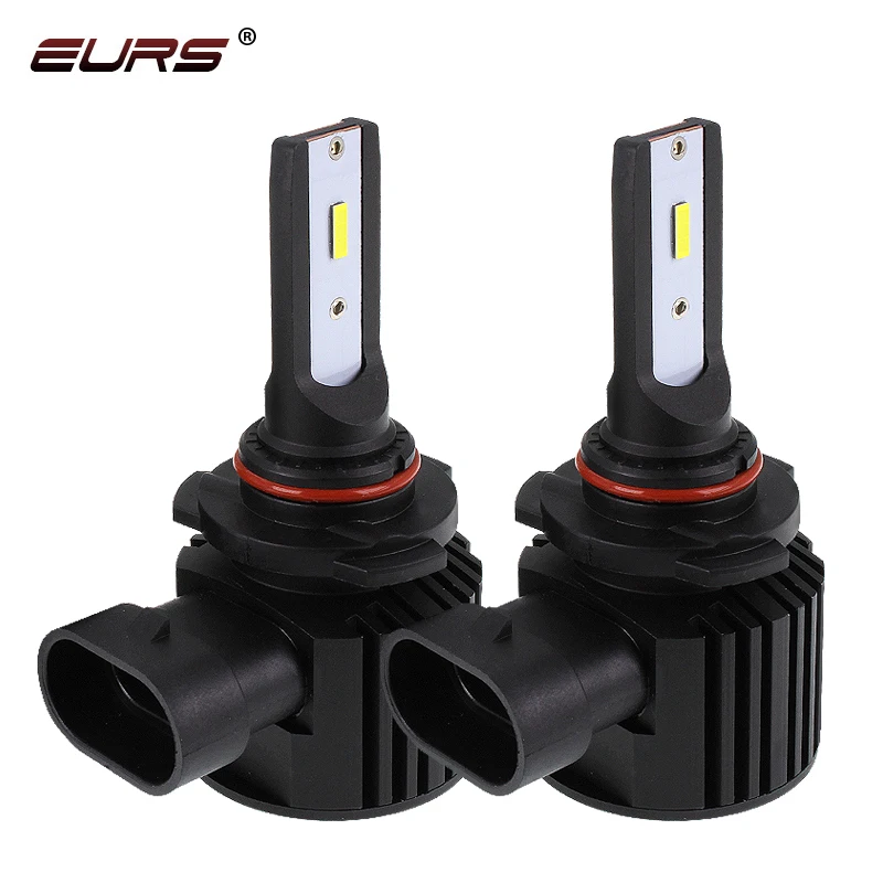 EURS Q2 H11 светодиодный головной светильник h7 led CSP 1860 чип лампы 100 Вт 10000лм Plug and play лампы для автомобиля противотуманный светильник 9005 9006 9012