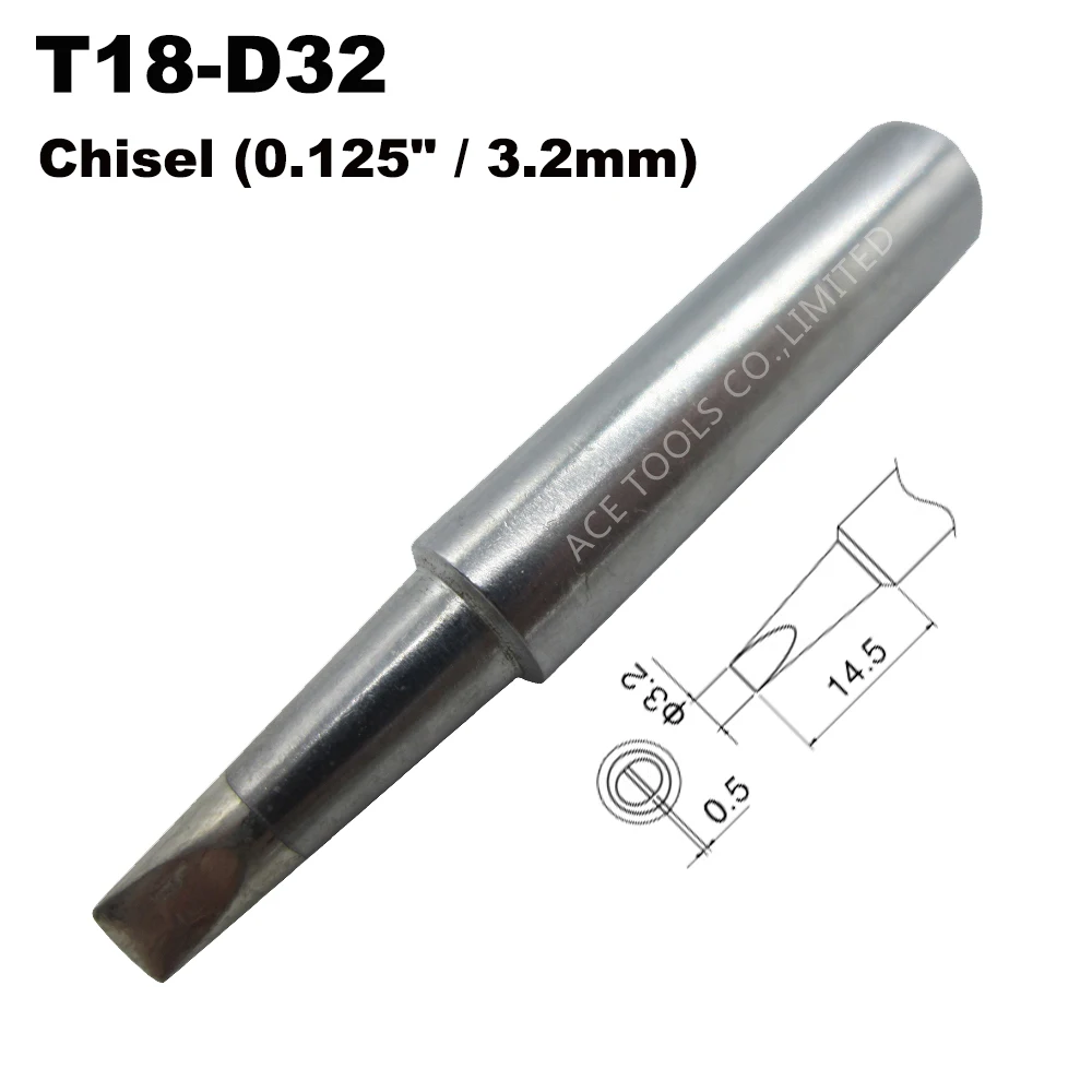 T18 Series Soldering Tips Fit HAKKO FX-888 FX-888D FX-8801 FX-600 Lead Free Iron Nozzle Welding Handle Pencil Bit welding rods