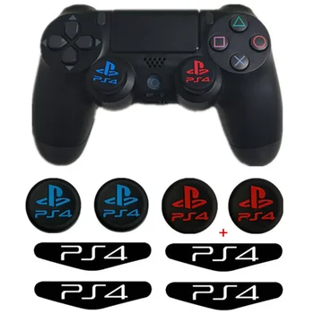 

Silicone Analog Thumb Stick Grips Cover Led stickers For Playstation 4 PS4 Pro Slim Joystick Caps For PS3 Xbox 360 One Accessory
