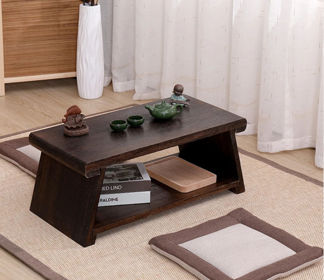 Japanese Tea Table Foldable Wooden For Living Room Furniture Modern Minimalist Tatami Coffee Folding Low Side Table Solid Wood Aliexpress