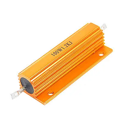Винт Вкладки алюминиевый проволочный резистор 100W 5% 1,2 K Ом