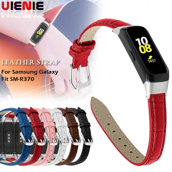 

Newest Replacement crocodile Leather Wrist Watch Band Strap For Samsung Galaxy Fit SM-R370 Bracelet Watchbands