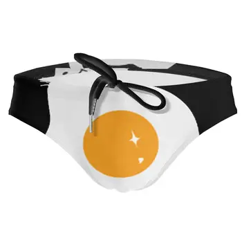 

Versiﾳn Japonesa De Harajuku Lindo Gato Huevo Escalfado Ocio Creativo Men's Drawstring Sport Swimsuit