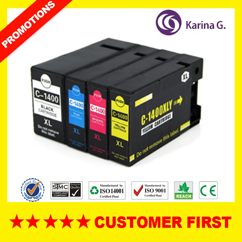 Совместимый чернильный картридж для Canon PGI1400 PGI1400XL MAXIFY MB2040 MB2140 MB2340 MB2740 и т.