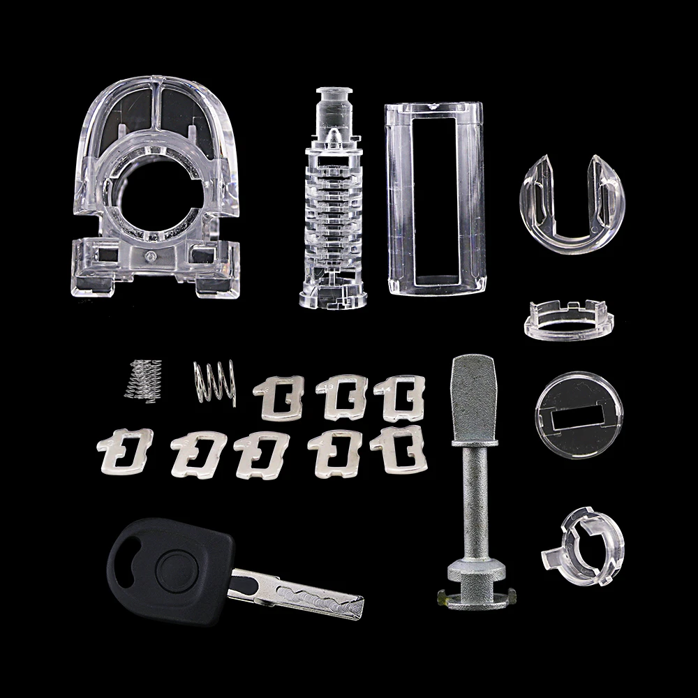 Disassembly Diy Lock Core For VW Transparent Locks Pick Set Locksmith Tools Padlock Challenge Tricks Interesting Toy | Обустройство