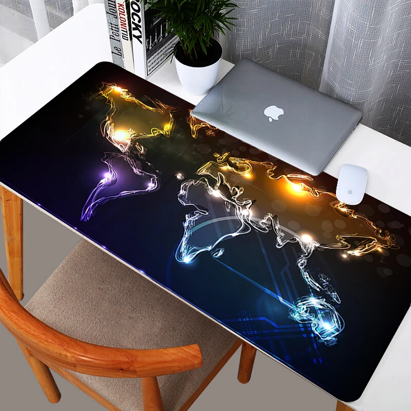 World Map mouse pad 300mmx600mm gaming mousepad large size desk cushion