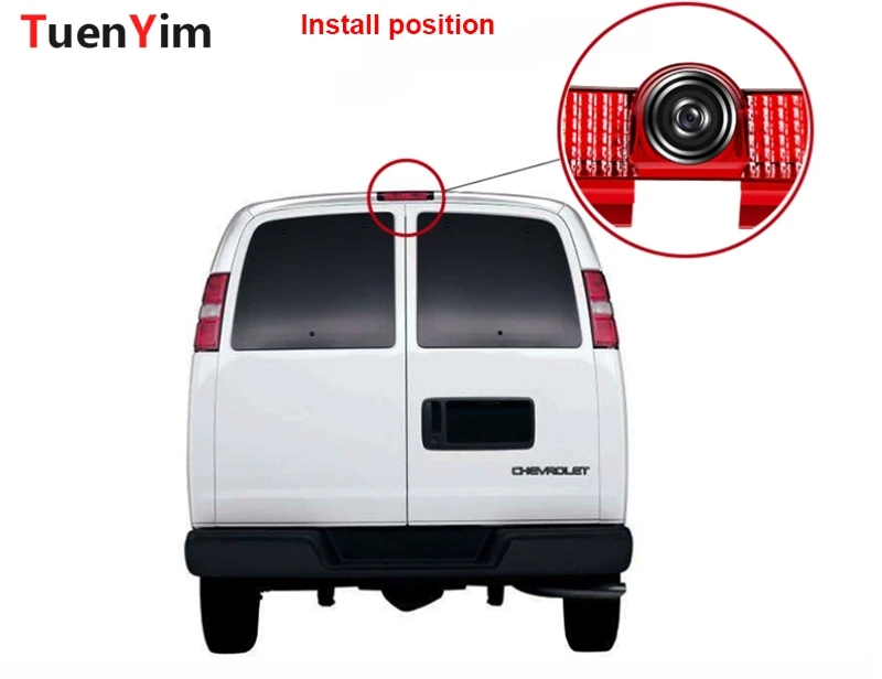 Тормозной светильник заднего вида Камера для CHEVROLET EXPRESS VAN GMC SAVANA ВАН с 7 дюймов ЖК-дисплей монитор 2In1 набор для парковки