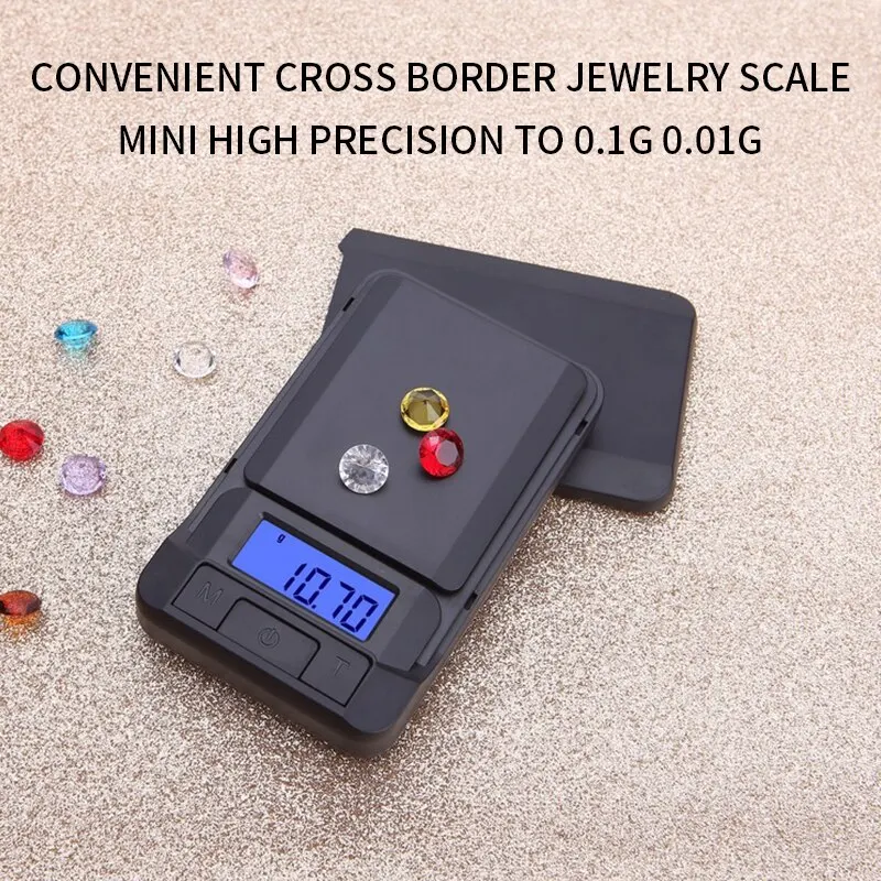 

Digital Precision Laboratory Balance Scales 100g 500g 0.01g Pocket Jewelry Scales Portable Digital Lab Weight Electronic Scales