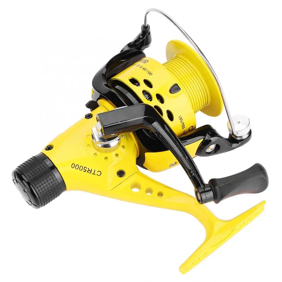 2000-7000 12+BB 5.5:1 Fishing Reel Foldable Left/Right Hand Rocker Fish Spinning Wheels Outdoor Fishing Accessories