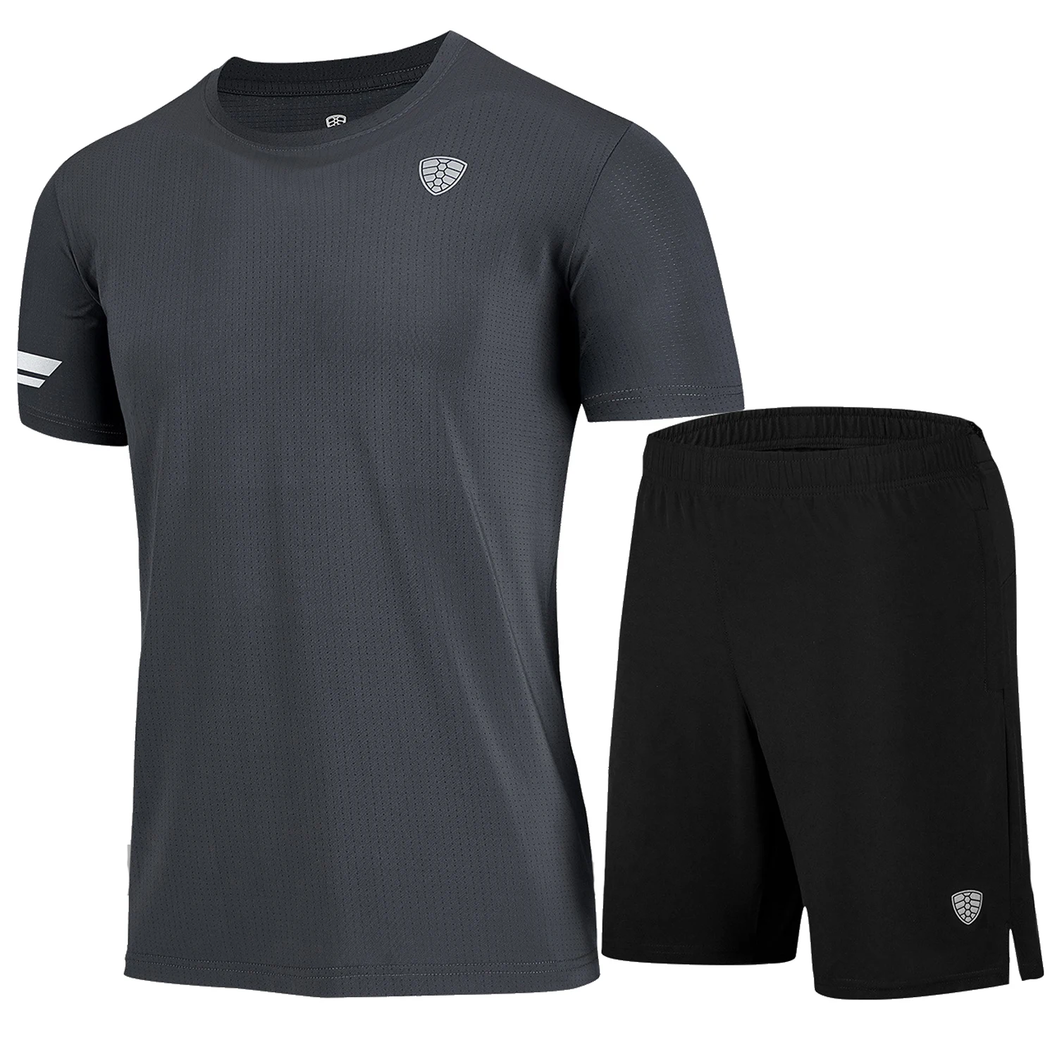 Мужской спортивный костюм из дышащего Джерси, спортивная одежда для бега, спортивная одежда для спортзала, одежда для фитнеса, одежда для тренировок, Футбольная Одежда
