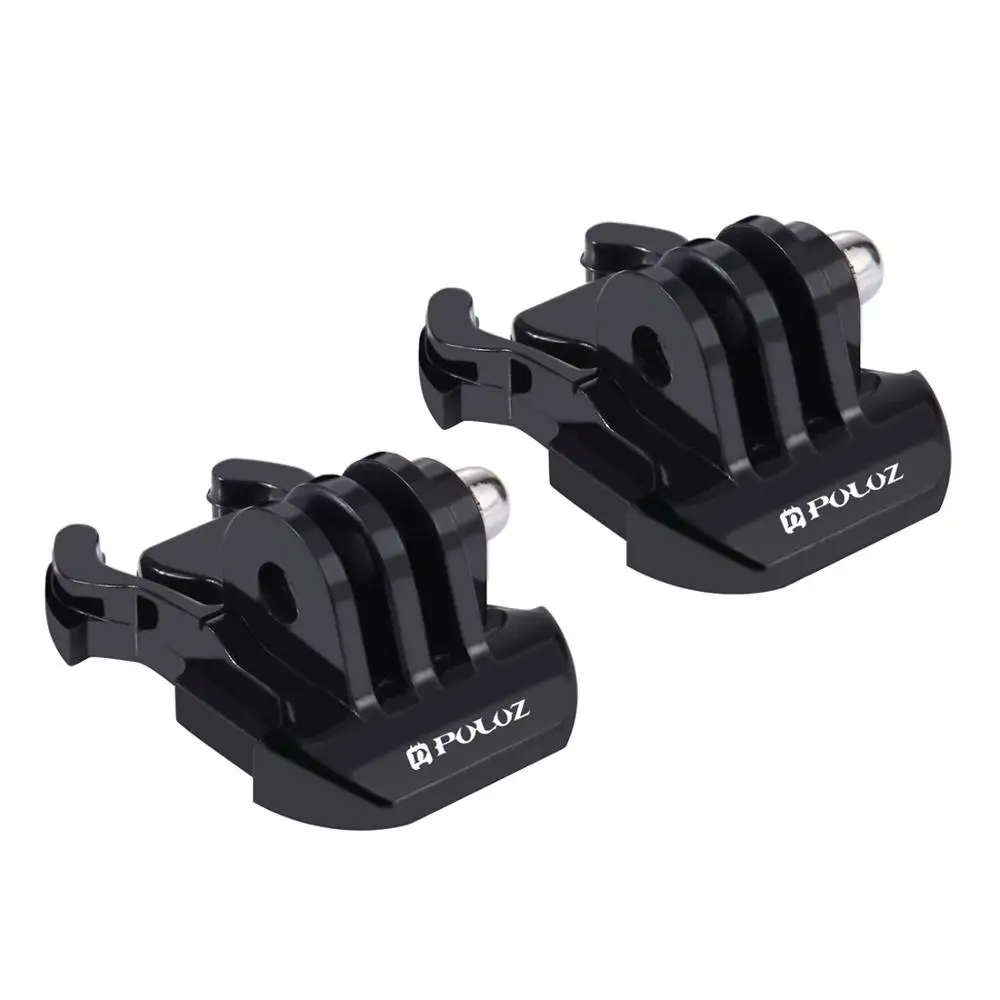 2 PCS PULUZ Horizontal Surface Quick Release Buckle for GoPro HERO9 / HERO8 / HERO7 /6 /5 /5 Session /4 Session /4 /3+ /3 /2 /1