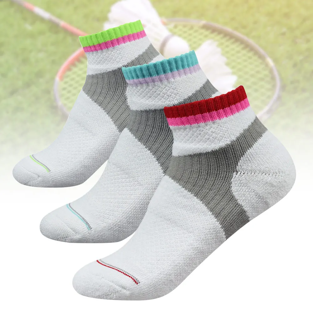 Женский спортивный для бега хлопковые носки для бега дышащие удобные спортивные длинные прямые носки для зимы и осени TS95