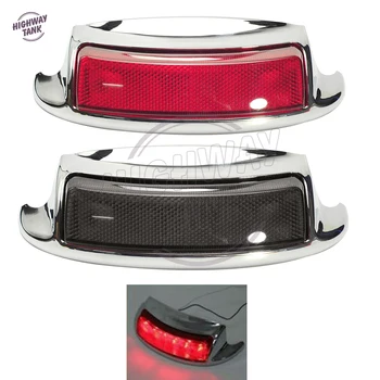 

Smoke/Red Lens Motorcycle Rear Fender Tip Light Case for Harley Electra Glide FLHTC FLHT FLHTCU FLHTK