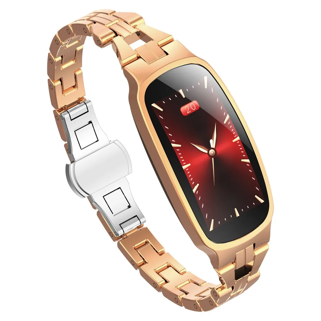

CARPRIE 2019 New Smart Watch Fashion Woman Color Screen Heart Rate Waterproof Sleep Monitoring Smart Watch Bracelet Aug10