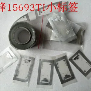 HF RFID etiqueta seco incrustaciones de TI etiqueta 2K 38*23mm ISO15693 3 unids/lote