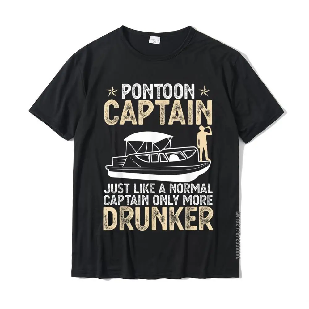 Design Normal Summer/Autumn All Cotton O-Neck Men Tees comfortable Sweatshirts Plain Short Sleeve T-shirts Free Shipping Funny Pontoon Captain Like Regular Captain only more Drunker T-Shirt__MZ21261 black